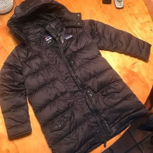 Patagonia Girls' Hi-Loft Down Sweater Hoody